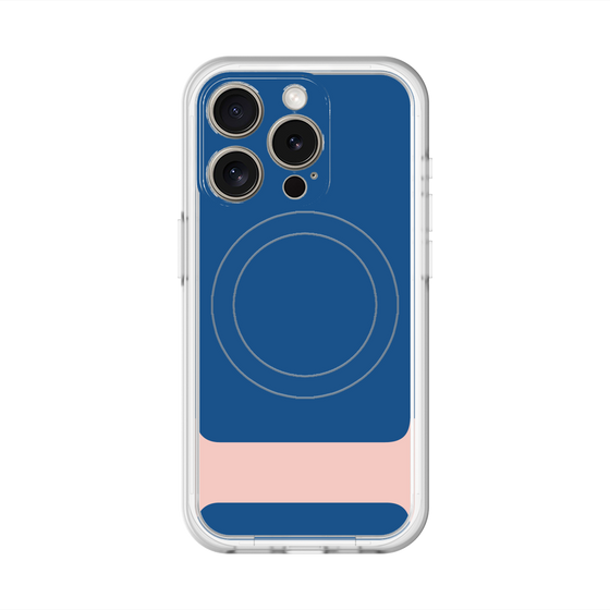 スリムプロテクションプレミアムケース with MagSafe［ オリジナル - initial color - I navy ］