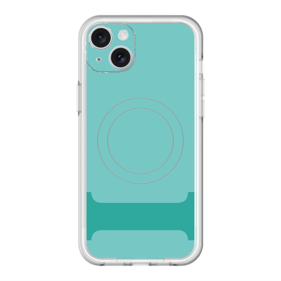 スリムプロテクションプレミアムケース with MagSafe［ オリジナル - initial color - I light green ］
