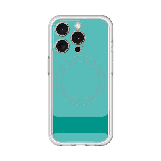 スリムプロテクションプレミアムケース with MagSafe［ オリジナル - initial color - I light green ］