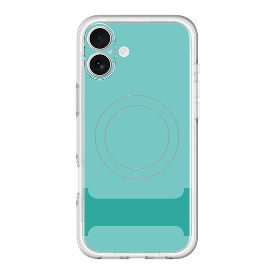 スリムプロテクションプレミアムケース with MagSafe［ オリジナル - initial color - I light green ］