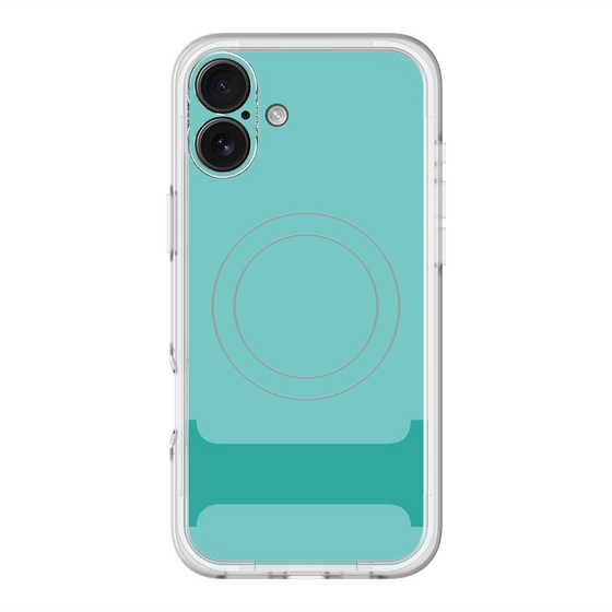 スリムプロテクションプレミアムケース with MagSafe［ オリジナル - initial color - I light green ］