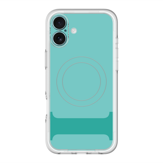 スリムプロテクションプレミアムケース with MagSafe［ オリジナル - initial color - I light green ］