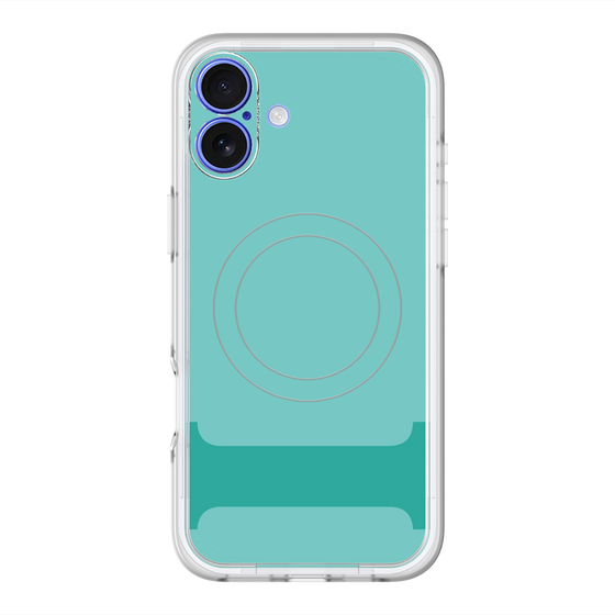 スリムプロテクションプレミアムケース with MagSafe［ オリジナル - initial color - I light green ］