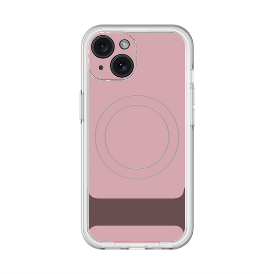 スリムプロテクションプレミアムケース with MagSafe［ オリジナル - initial color - I dusty pink ］