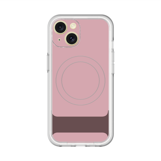 スリムプロテクションプレミアムケース with MagSafe［ オリジナル - initial color - I dusty pink ］
