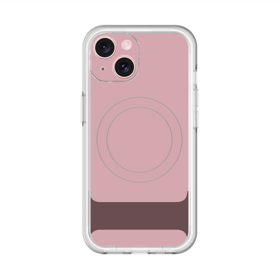 スリムプロテクションプレミアムケース with MagSafe［ オリジナル - initial color - I dusty pink ］
