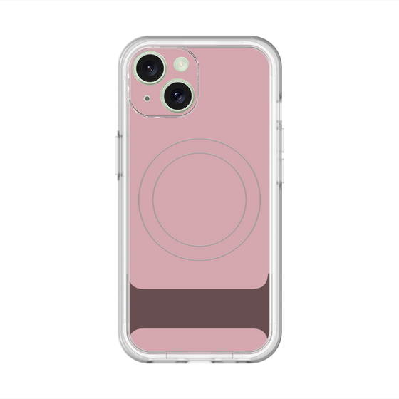 スリムプロテクションプレミアムケース with MagSafe［ オリジナル - initial color - I dusty pink ］