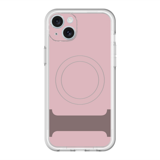 スリムプロテクションプレミアムケース with MagSafe［ オリジナル - initial color - I dusty pink ］