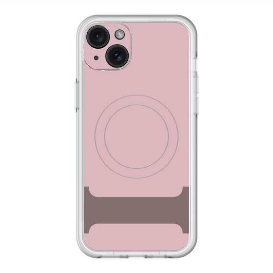 スリムプロテクションプレミアムケース with MagSafe［ オリジナル - initial color - I dusty pink ］