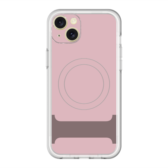スリムプロテクションプレミアムケース with MagSafe［ オリジナル - initial color - I dusty pink ］