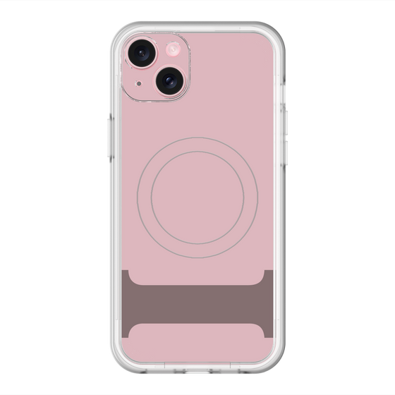 スリムプロテクションプレミアムケース with MagSafe［ オリジナル - initial color - I dusty pink ］