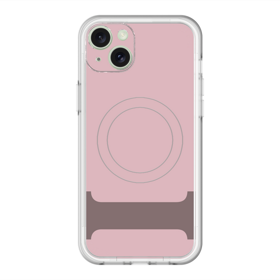スリムプロテクションプレミアムケース with MagSafe［ オリジナル - initial color - I dusty pink ］