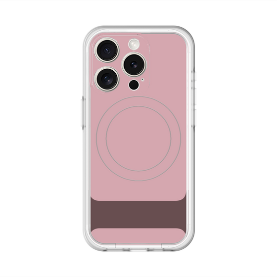 スリムプロテクションプレミアムケース with MagSafe［ オリジナル - initial color - I dusty pink ］