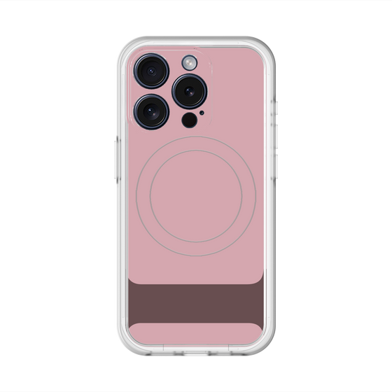 スリムプロテクションプレミアムケース with MagSafe［ オリジナル - initial color - I dusty pink ］