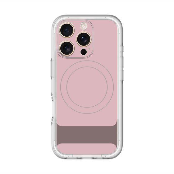 スリムプロテクションプレミアムケース with MagSafe［ オリジナル - initial color - I dusty pink ］