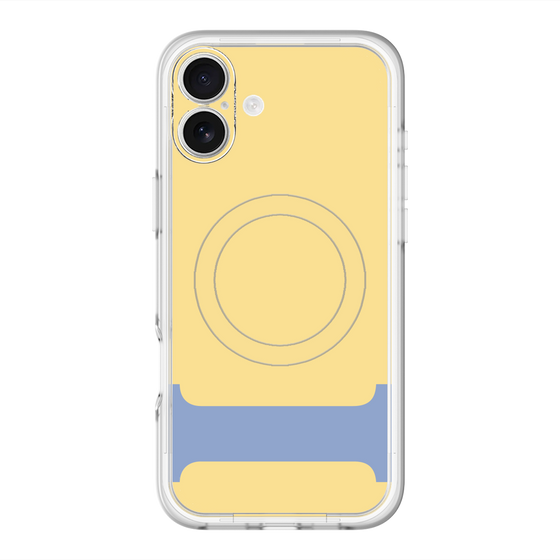 スリムプロテクションプレミアムケース with MagSafe［ オリジナル - initial color - I yellow ］