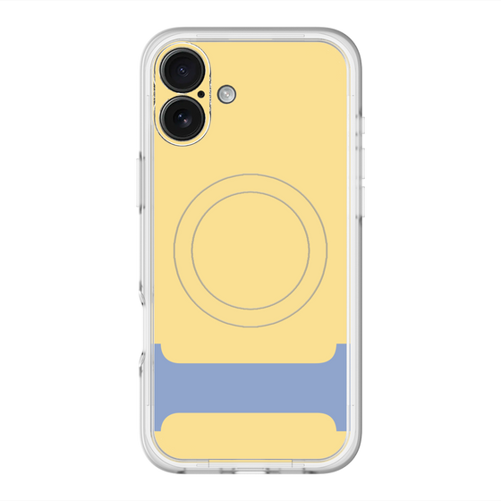 スリムプロテクションプレミアムケース with MagSafe［ オリジナル - initial color - I yellow ］