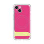 スリムプロテクションプレミアムケース with MagSafe［ オリジナル - initial color - J pink ］