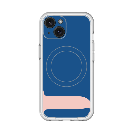 スリムプロテクションプレミアムケース with MagSafe［ オリジナル - initial color - J navy ］