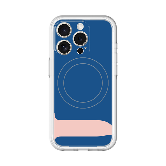 スリムプロテクションプレミアムケース with MagSafe［ オリジナル - initial color - J navy ］