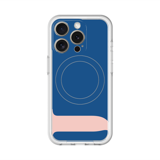 スリムプロテクションプレミアムケース with MagSafe［ オリジナル - initial color - J navy ］