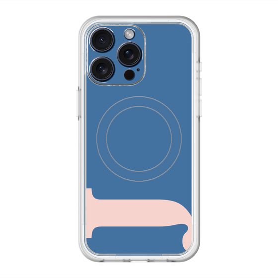 スリムプロテクションプレミアムケース with MagSafe［ オリジナル - initial color - J navy ］