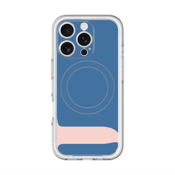スリムプロテクションプレミアムケース with MagSafe［ オリジナル - initial color - J navy ］