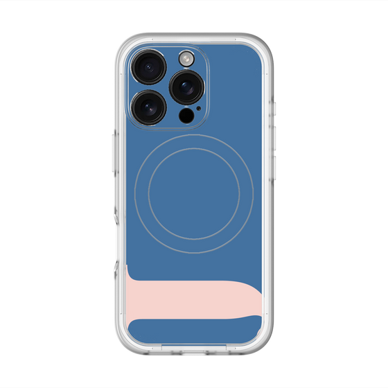 スリムプロテクションプレミアムケース with MagSafe［ オリジナル - initial color - J navy ］