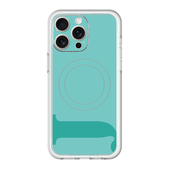 スリムプロテクションプレミアムケース with MagSafe［ オリジナル - initial color - J light green ］