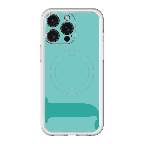 スリムプロテクションプレミアムケース with MagSafe［ オリジナル - initial color - J light green ］