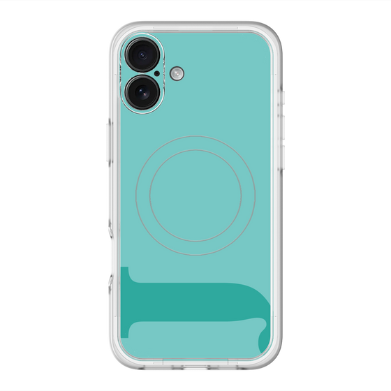 スリムプロテクションプレミアムケース with MagSafe［ オリジナル - initial color - J light green ］