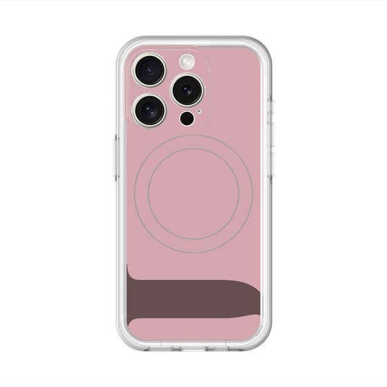 スリムプロテクションプレミアムケース with MagSafe［ オリジナル - initial color - J dusty pink ］