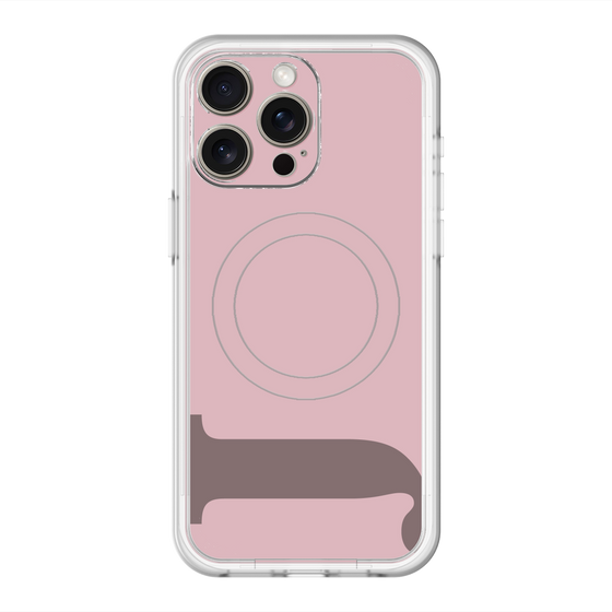 スリムプロテクションプレミアムケース with MagSafe［ オリジナル - initial color - J dusty pink ］