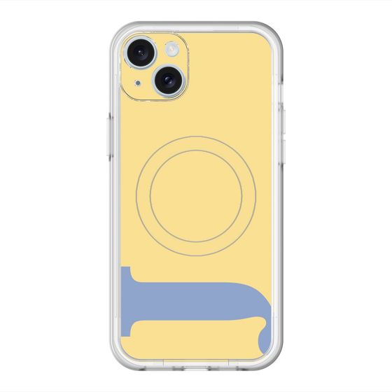 スリムプロテクションプレミアムケース with MagSafe［ オリジナル - initial color - J yellow ］