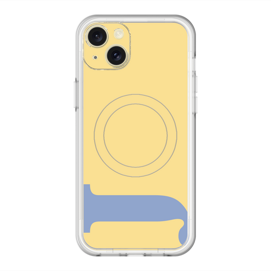 スリムプロテクションプレミアムケース with MagSafe［ オリジナル - initial color - J yellow ］