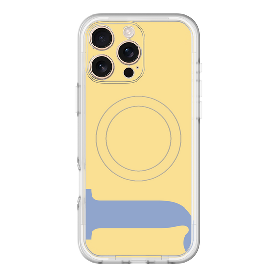 スリムプロテクションプレミアムケース with MagSafe［ オリジナル - initial color - J yellow ］