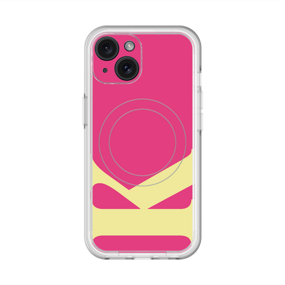 スリムプロテクションプレミアムケース with MagSafe［ オリジナル - initial color - K pink ］