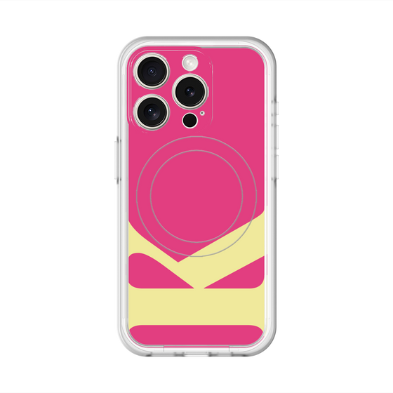 スリムプロテクションプレミアムケース with MagSafe［ オリジナル - initial color - K pink ］
