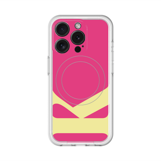 スリムプロテクションプレミアムケース with MagSafe［ オリジナル - initial color - K pink ］