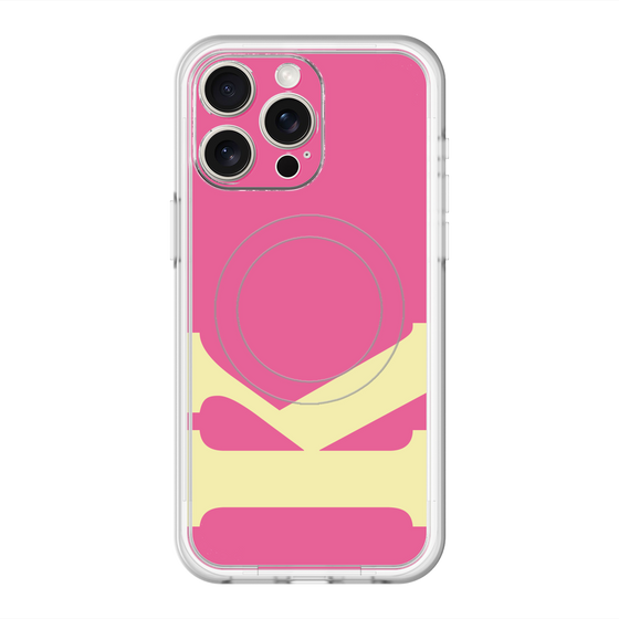 スリムプロテクションプレミアムケース with MagSafe［ オリジナル - initial color - K pink ］