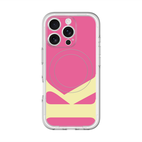 スリムプロテクションプレミアムケース with MagSafe［ オリジナル - initial color - K pink ］