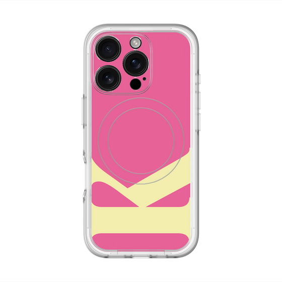 スリムプロテクションプレミアムケース with MagSafe［ オリジナル - initial color - K pink ］