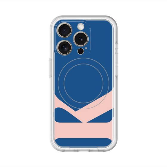 スリムプロテクションプレミアムケース with MagSafe［ オリジナル - initial color - K navy ］