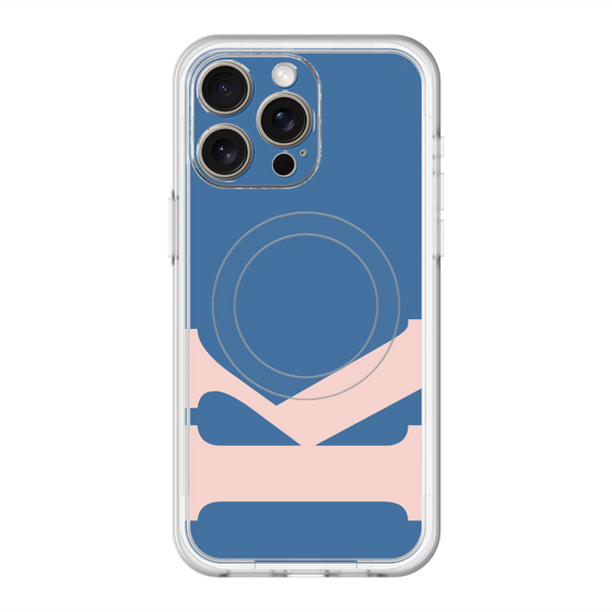 スリムプロテクションプレミアムケース with MagSafe［ オリジナル - initial color - K navy ］
