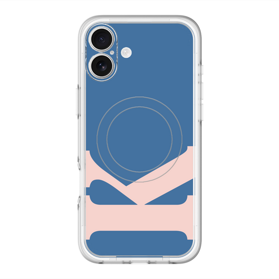 スリムプロテクションプレミアムケース with MagSafe［ オリジナル - initial color - K navy ］