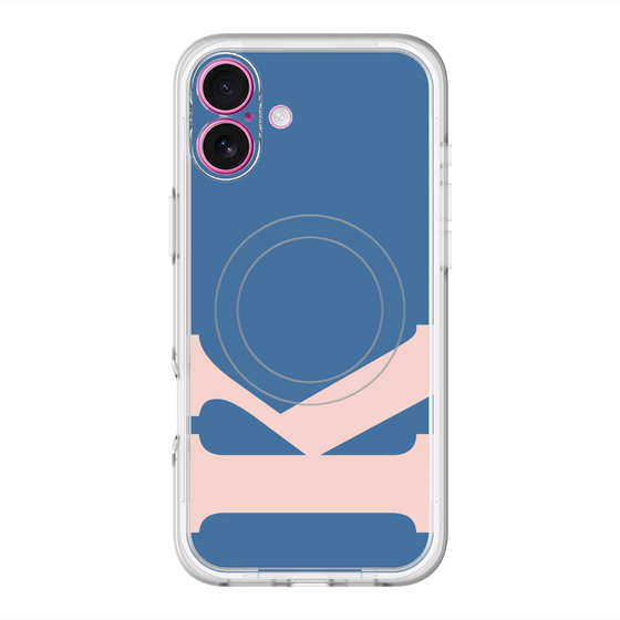 スリムプロテクションプレミアムケース with MagSafe［ オリジナル - initial color - K navy ］