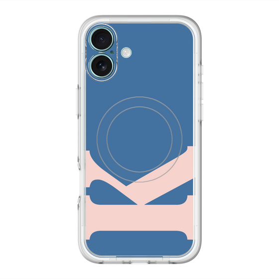 スリムプロテクションプレミアムケース with MagSafe［ オリジナル - initial color - K navy ］