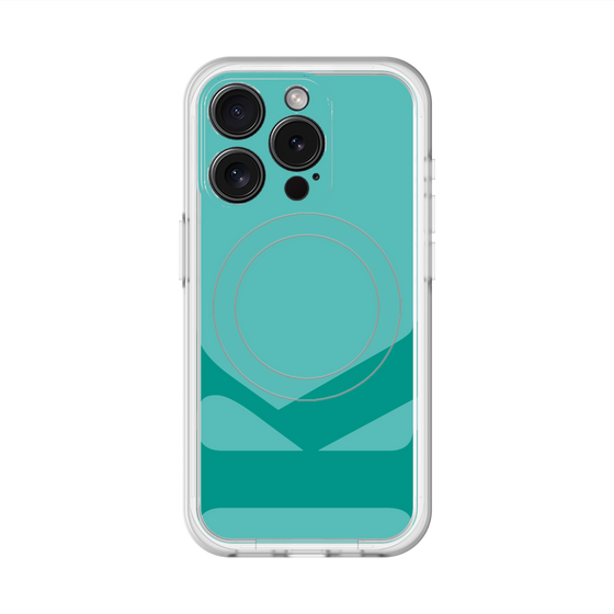 スリムプロテクションプレミアムケース with MagSafe［ オリジナル - initial color - K light green ］
