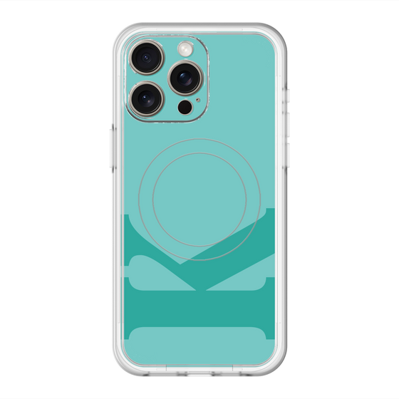 スリムプロテクションプレミアムケース with MagSafe［ オリジナル - initial color - K light green ］