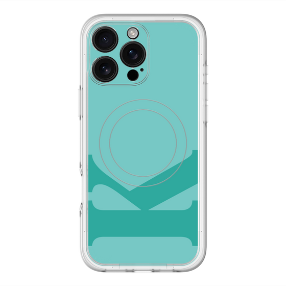スリムプロテクションプレミアムケース with MagSafe［ オリジナル - initial color - K light green ］